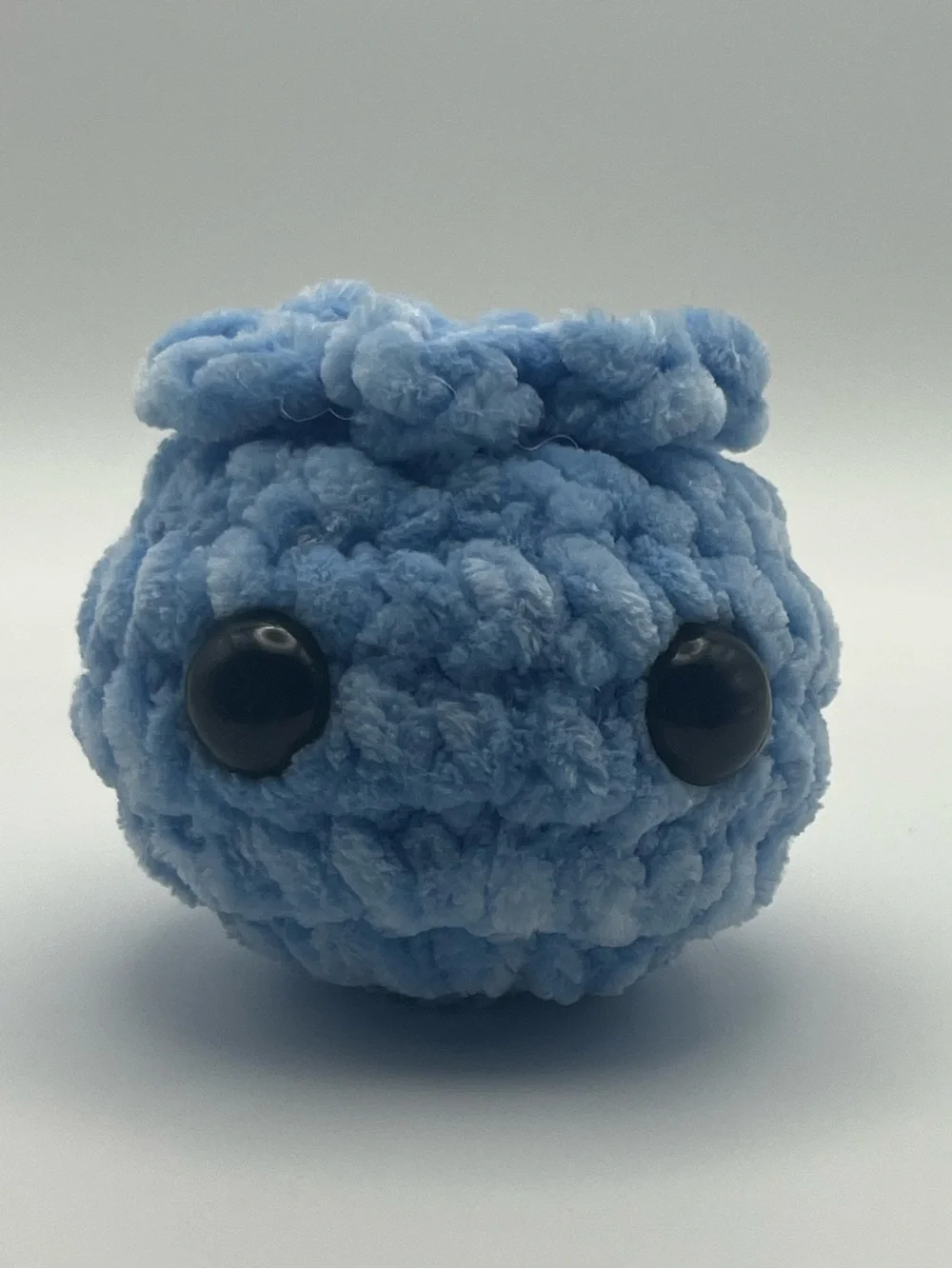 Crocheted mini blueberry